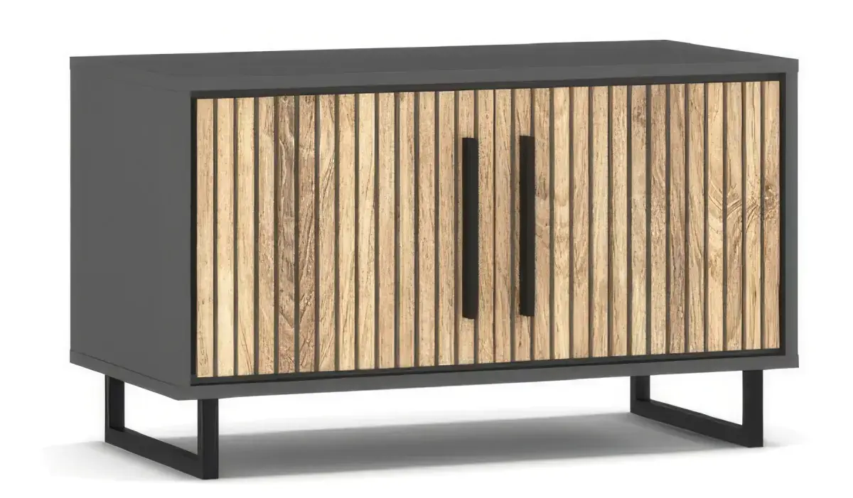 Casarredo Botník SALEMI 2D - šedá/dub