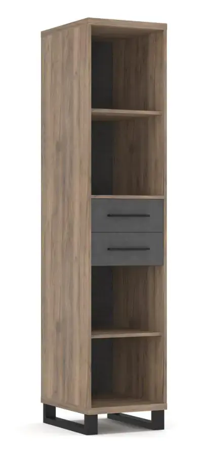 Casarredo Vysoký regál ROSOLINI - dub tabaco/matera