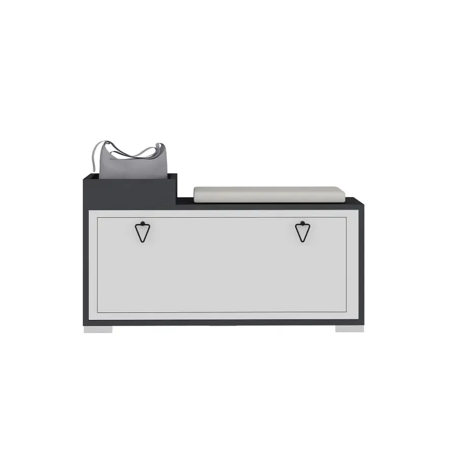 Casarredo Výklopný botník RAMPART - antracit / bílá