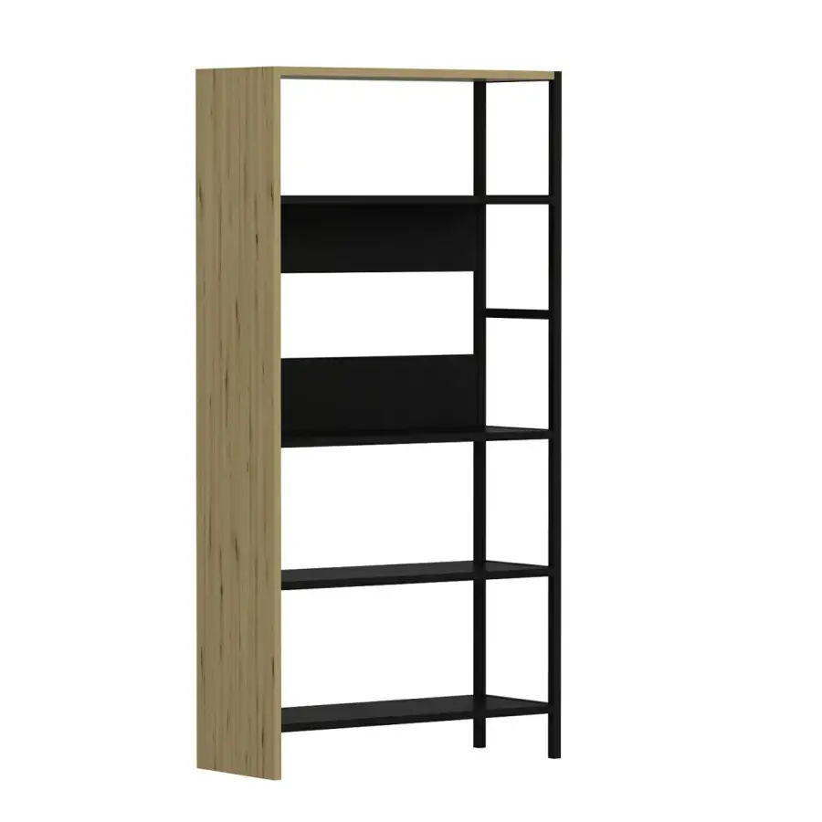 Casarredo Policový regál DRAMO - dub artisan / černá