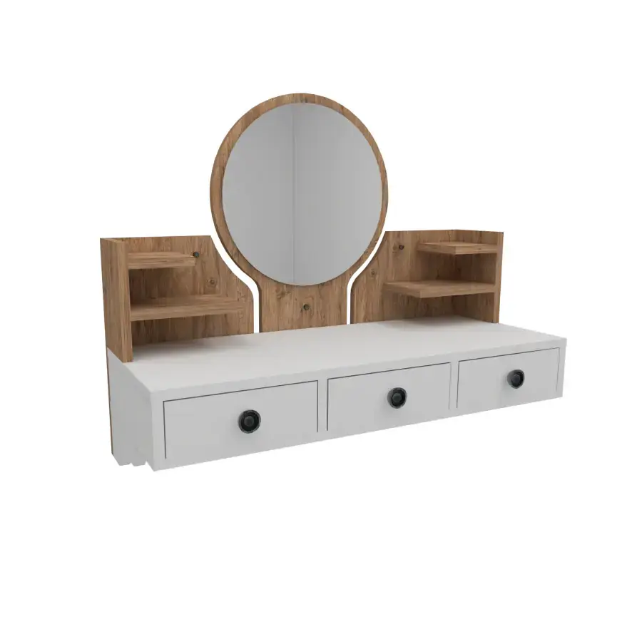 Casarredo Závěsný kosmetický stolek NAXOS - borovice Atlantic / bílá