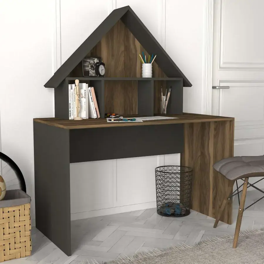 Casarredo Psací stůl AVELINO - ořech/antracit