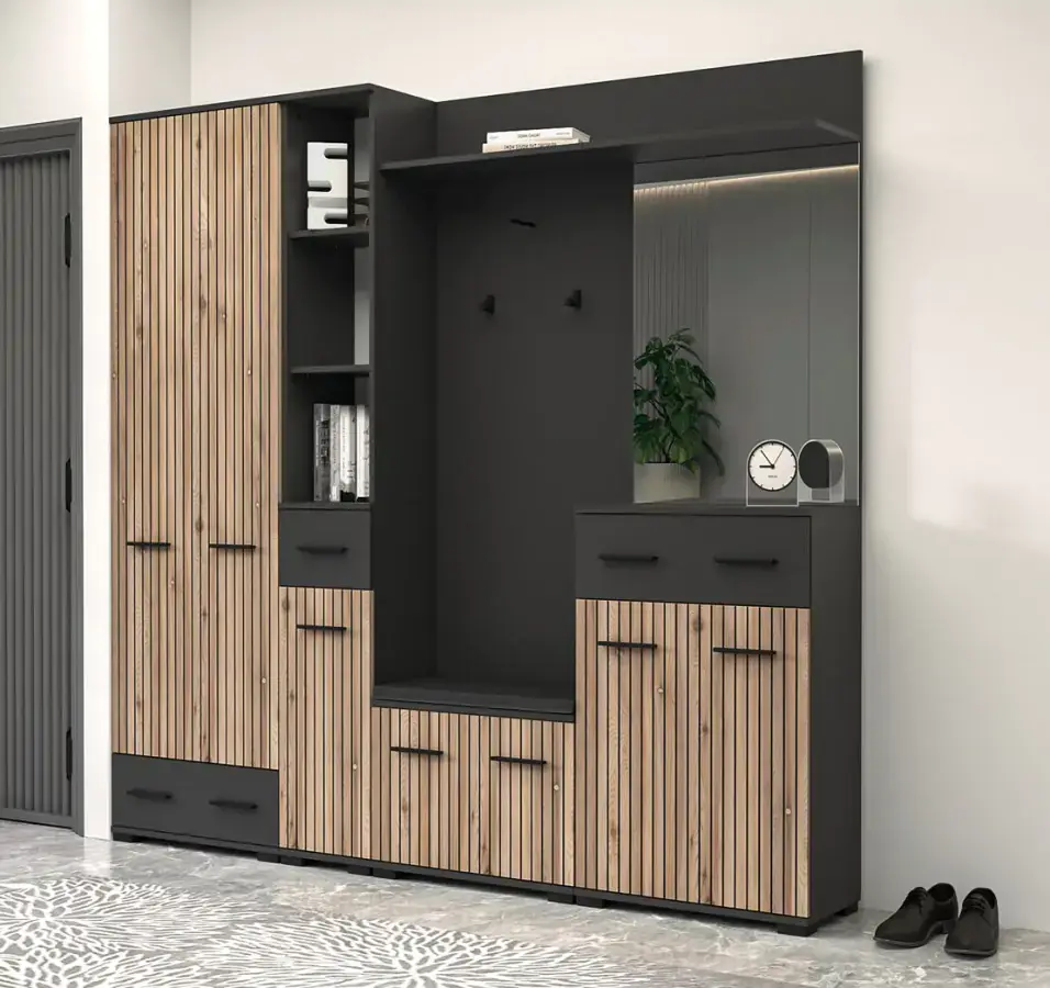Casarredo Předsíňová sestava ZEMURA - dub artisan/antracit