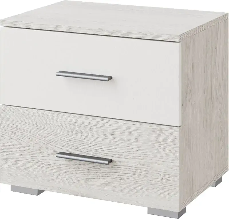 Casarredo Noční stolek ESTEVAN - bílá / light artwood