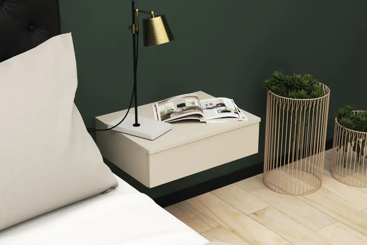 Casarredo Noční stolek EMERSON - béžová