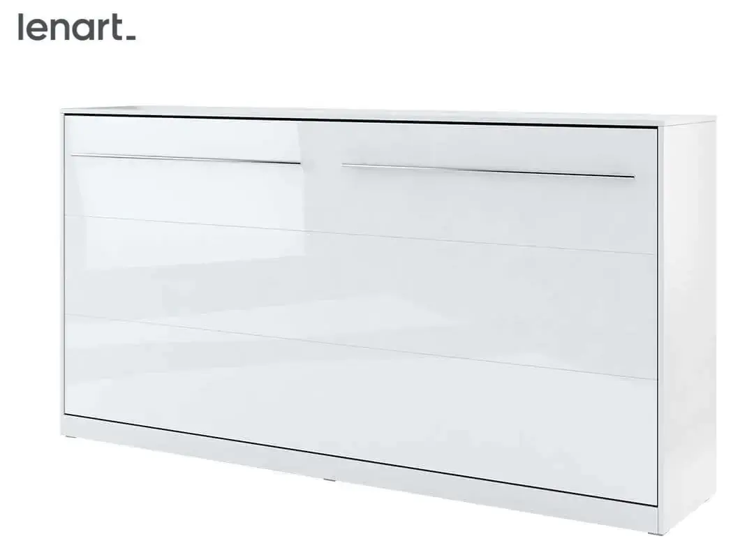Casarredo Výklopná postel 90 CONCEPT PRO CP-06P bílá lesk/bílá mat