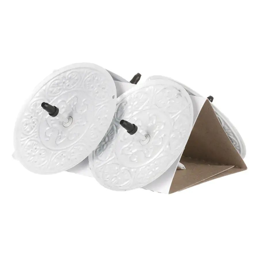 Autronic Kovový bodec 4ks CP151186-BILA-MAT