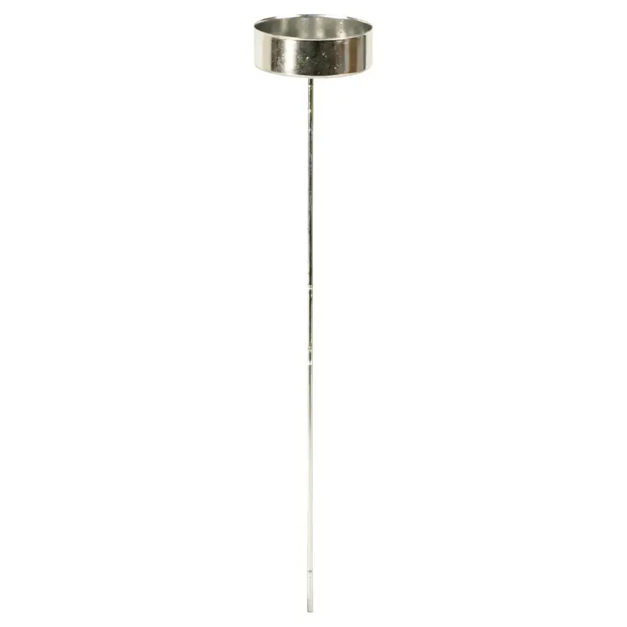 Autronic Kovový zápich na čajové svíčky 4 ks CP7362-STRIBRNA-MAT