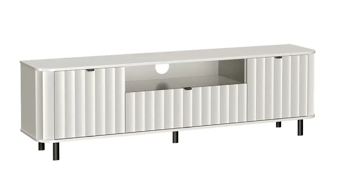Casarredo Televizní stolek 2D1S JOLY - alpská bílá