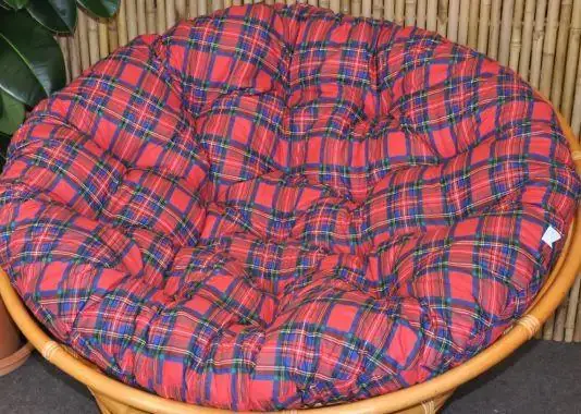 Axin Trading Polstr na křeslo papasan 110 cm levandule