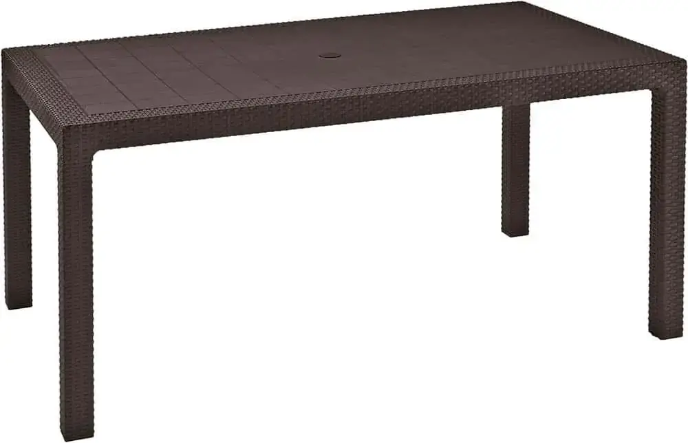Jídelní stůl KETER Melody - 161 x 95 x 75 cm - Brown