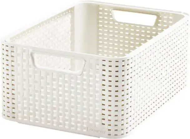 CURVER - Box úložný Rattan Style2 M krémový