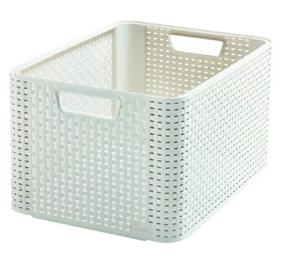 CURVER - Box úložný Rattan Style2 L krémový