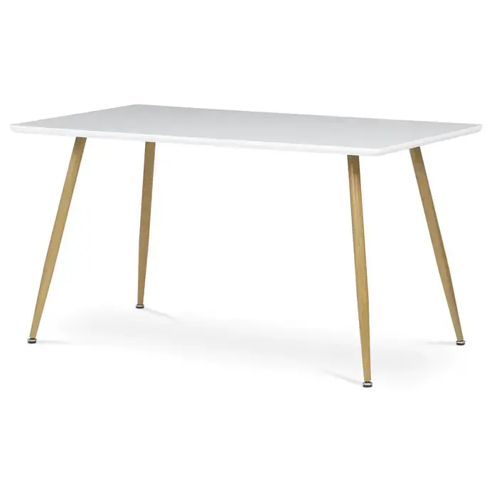Jídelní stůl HT-W1214 bílý / naturální