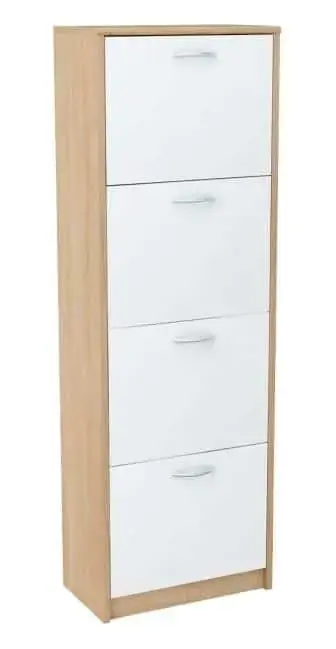 Casarredo Botník VIVA 4K dub sonoma/bílá