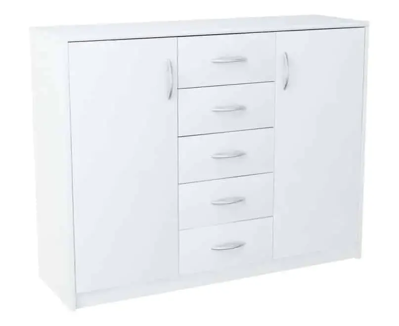 Casarredo Komoda AGNES/HIT 2D5S bílá