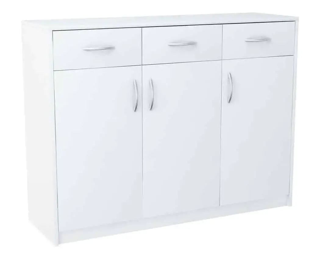 Casarredo Komoda AGNES/HIT 3D3S bílá