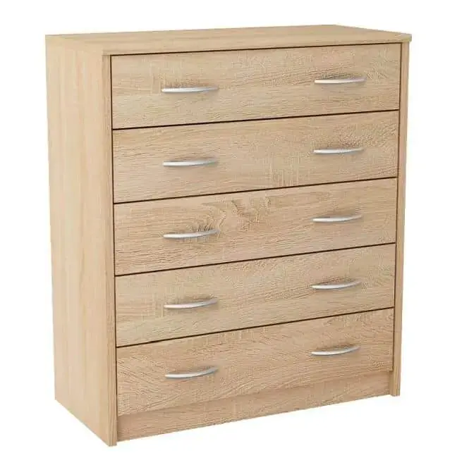 Casarredo Komoda AGNES/HIT 5S dub sonoma