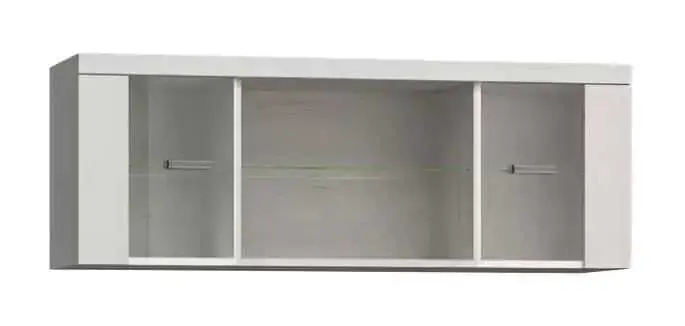 Casarredo Závěsná vitrína INDIANAPOLIS I-21 jasan bílý
