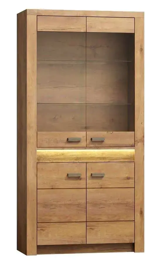 Casarredo Vitrína INDIANAPOLIS I-3 jasan světlý