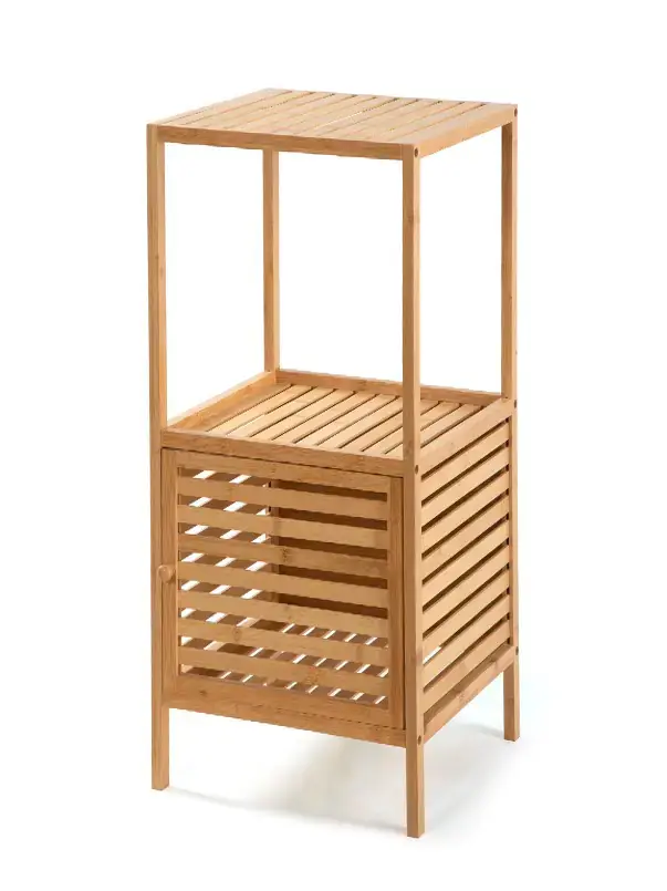 Koupelnový regál WABISABI HIDE 3, bambusový