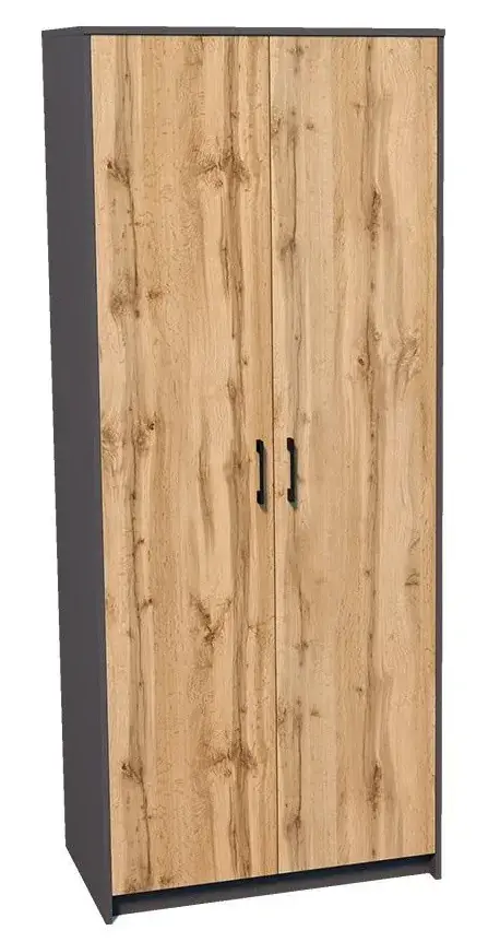Casarredo Policová skříň MAX 6 - grafit/dub wotan