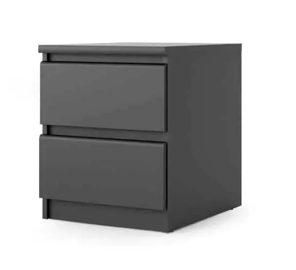 Falco Noční stolek Simplicity 2s černý MAT