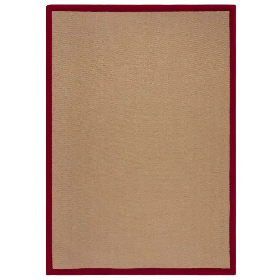 Kusový koberec Herringbone Border Kira Red 120x170 cm