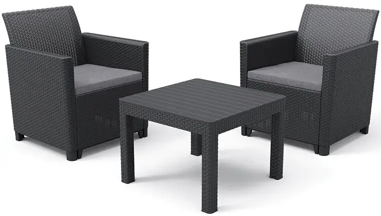 KETER Zahradní set CLARA balcony small table | grafit