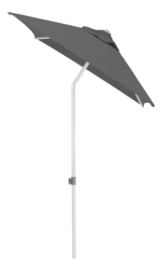 KETTLER Slunečník KETTLER EASY PUSH 150x210 cm - stříbrná / antracit - voděodolný