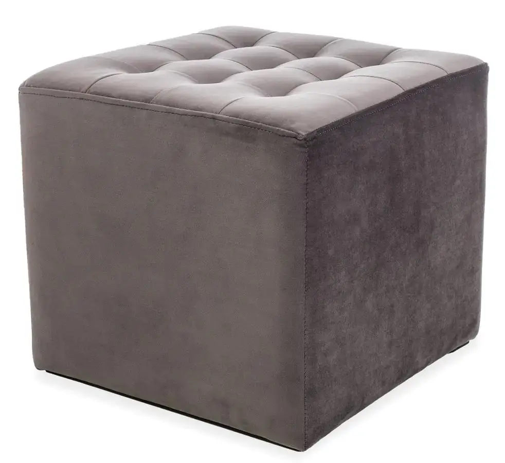 Casarredo Taburet LORI VELVET šedá