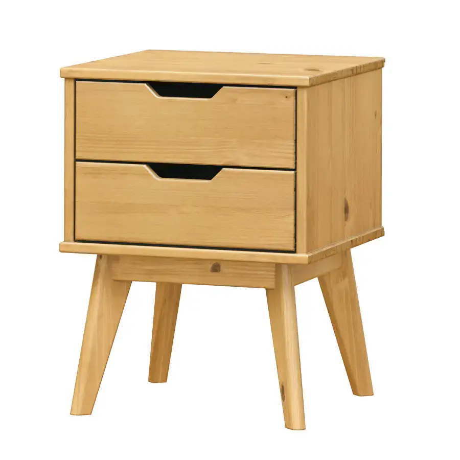 Idea Noční stolek 2 zásuvky BONITO vosk