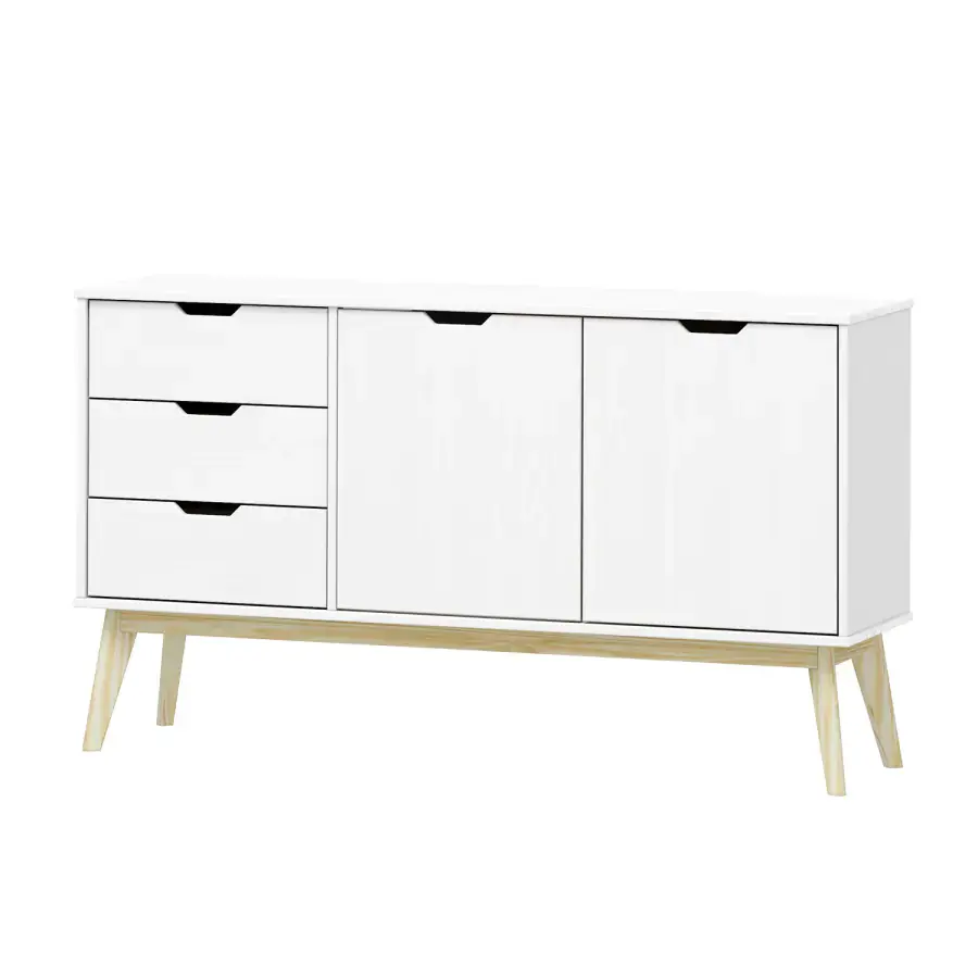 Idea Komoda 2 dveře + 3 zásuvky BONITO bílý lak