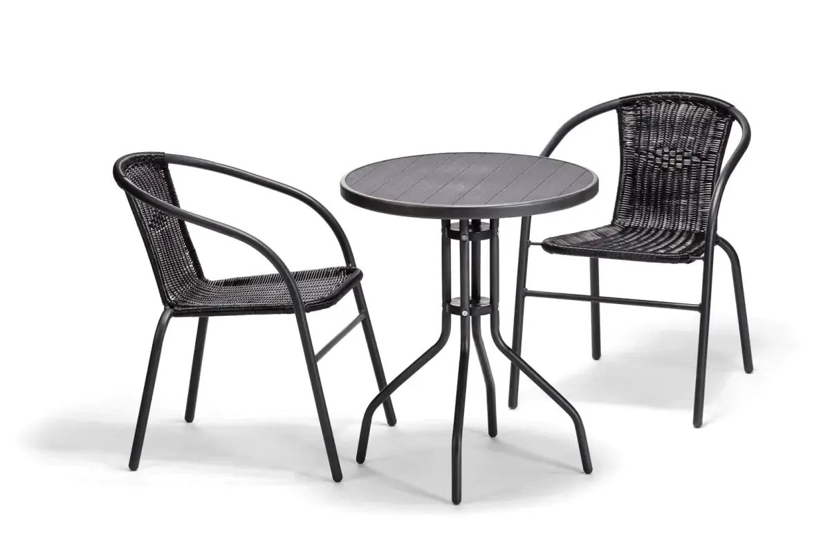 House 5 Balkonová sestava BISTRO SET - černá