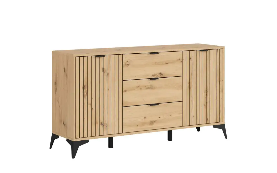 BRW Komoda LAMEA KOM2D3S/150 - dub artisan