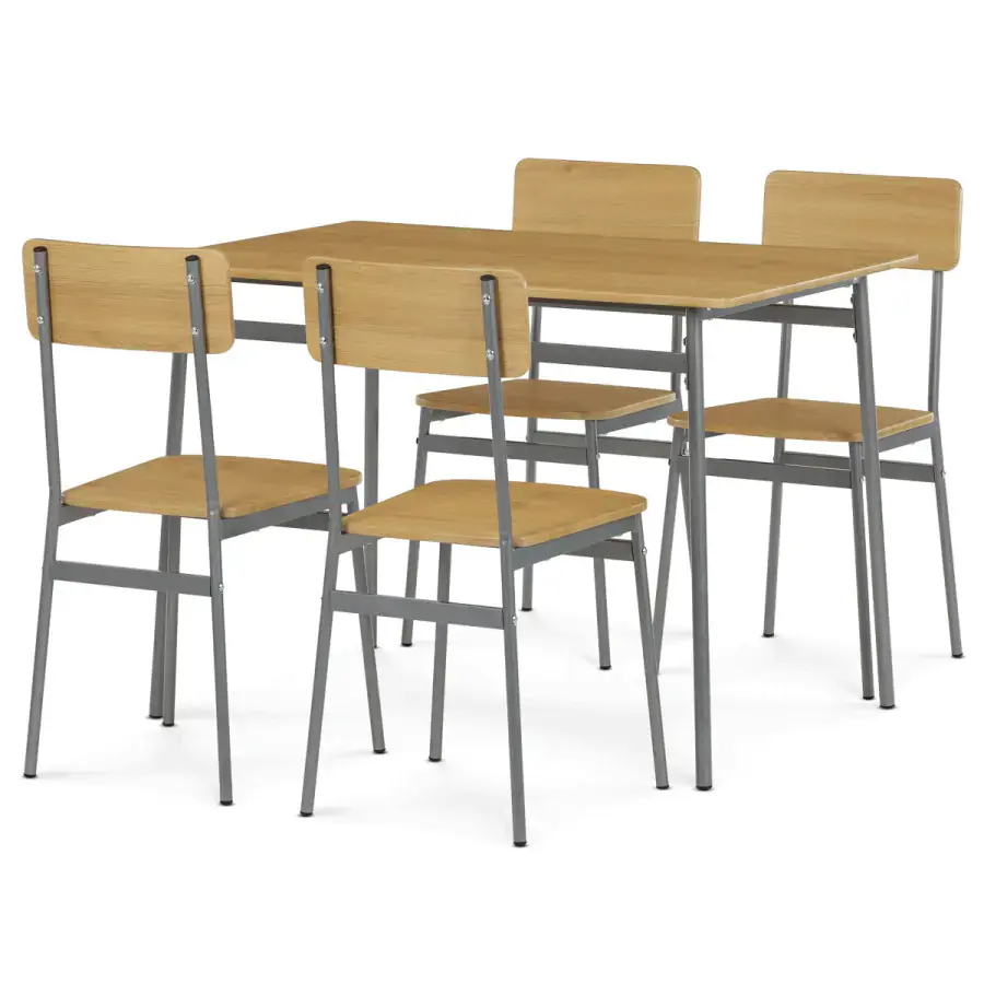 Autronic Jídelní set AUT-O2156 OAK - dub