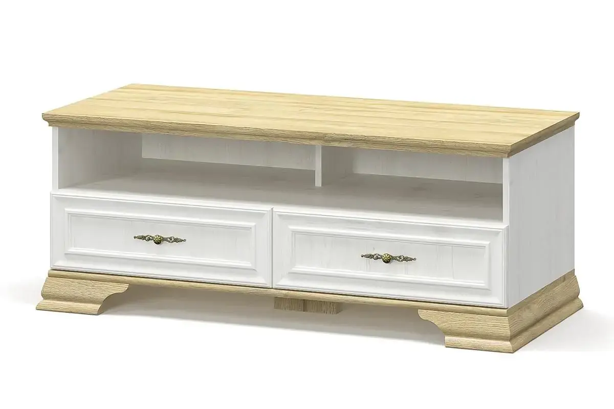 Casarredo Televizní stolek IRIS borovice andersen/zlatý dub