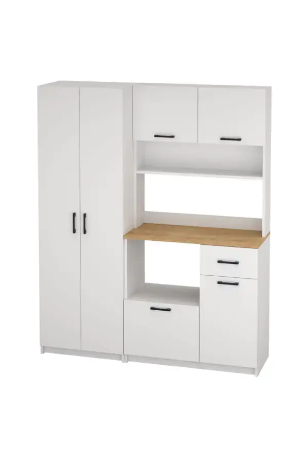 Casarredo Kuchyňská víceúčelová sestava YASEMIN - bílá/dub safírový