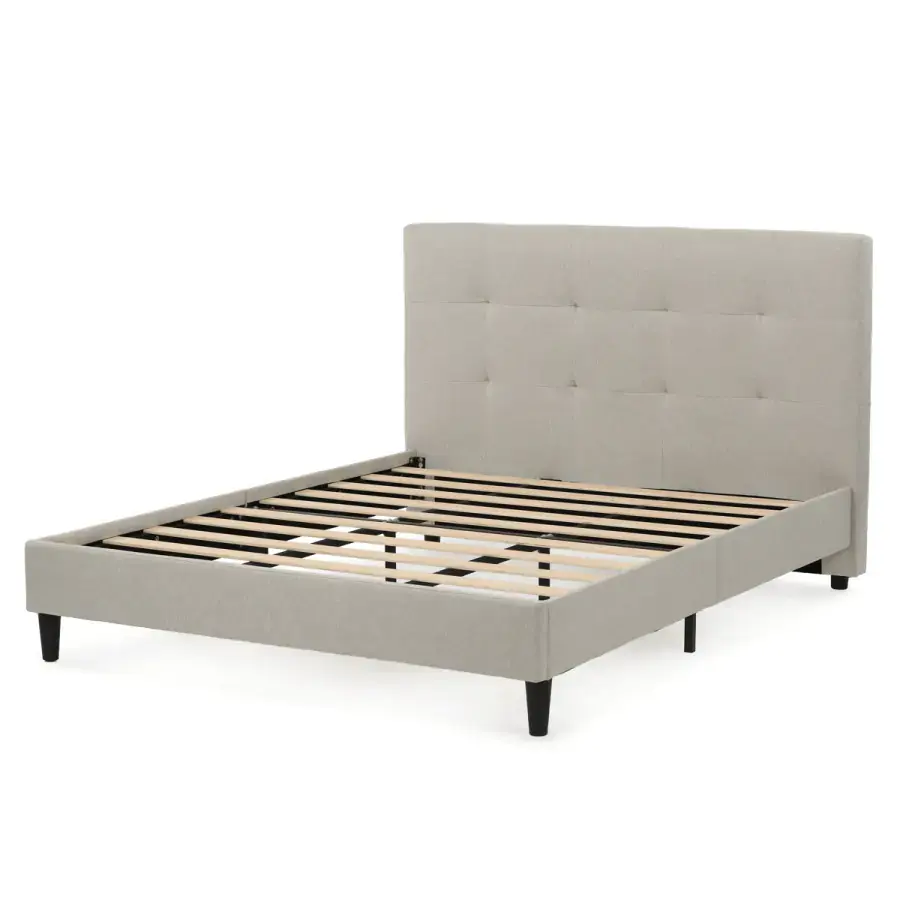 Manželská postel béžová 160x200 cm BED-M160 CRM2