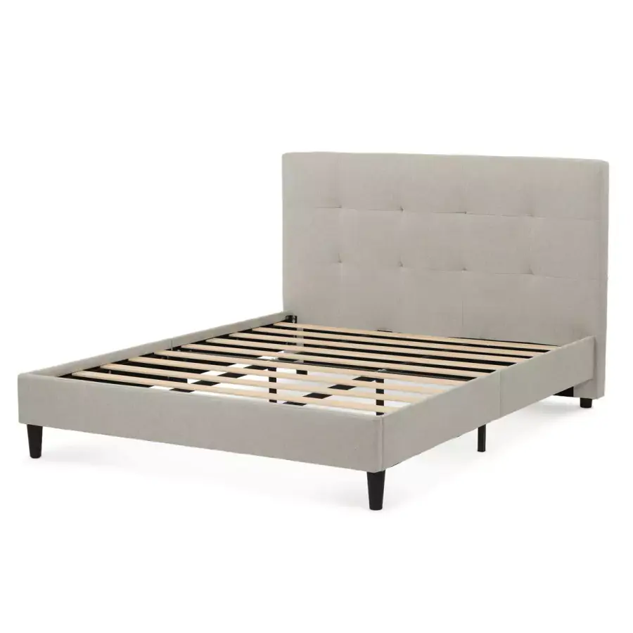 Manželská postel béžová 180x200 cm BED-M180 CRM2