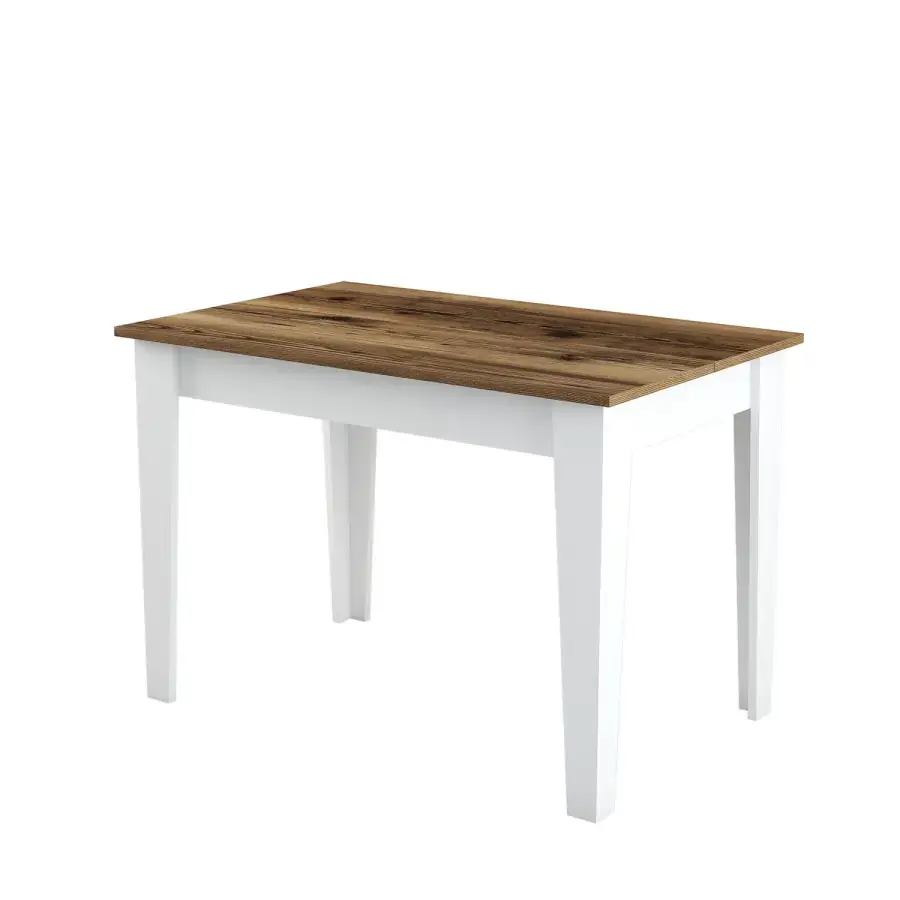 Casarredo Jídelní stůl KIEV 511 s úložným prostorem – ořech/bílá