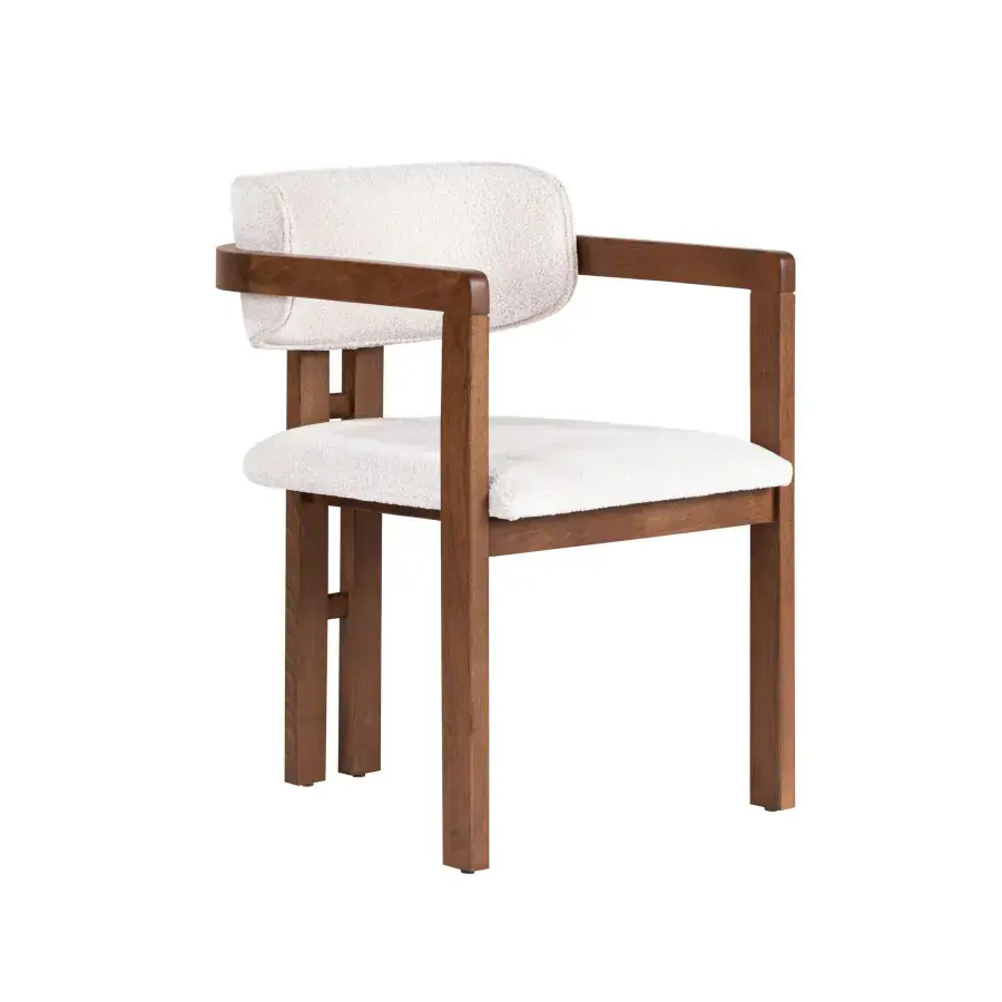 Casarredo Jídelní židle TOSCANA – ořech/bílá