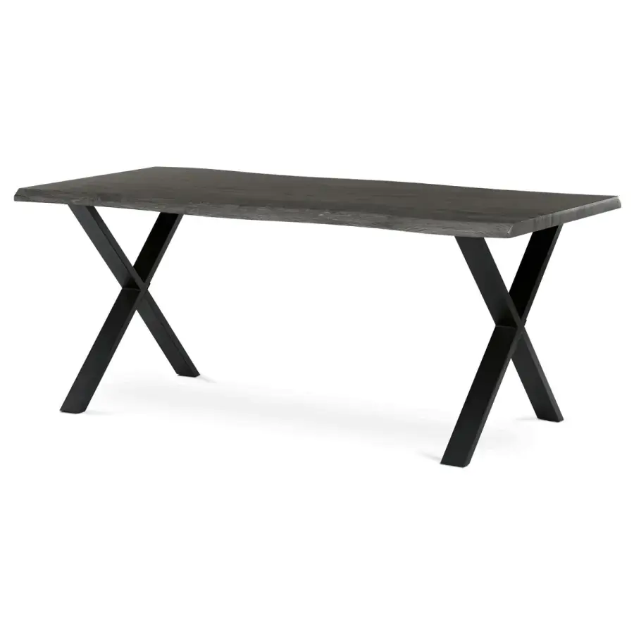 Autronic Jídelní stůl HT-F4318 GREY 180 – šedý dub