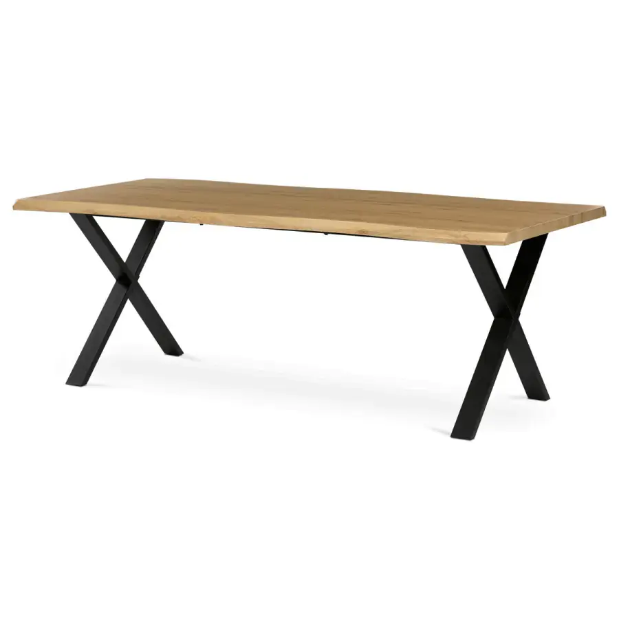 Autronic Jídelní stůl HT-F4321 OAK 210 – divoký dub