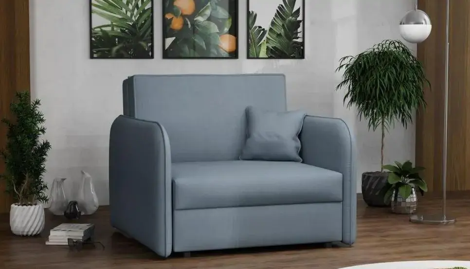 Falco Rozkládací křeslo Vivian Loft I Mono 239 světle modrá