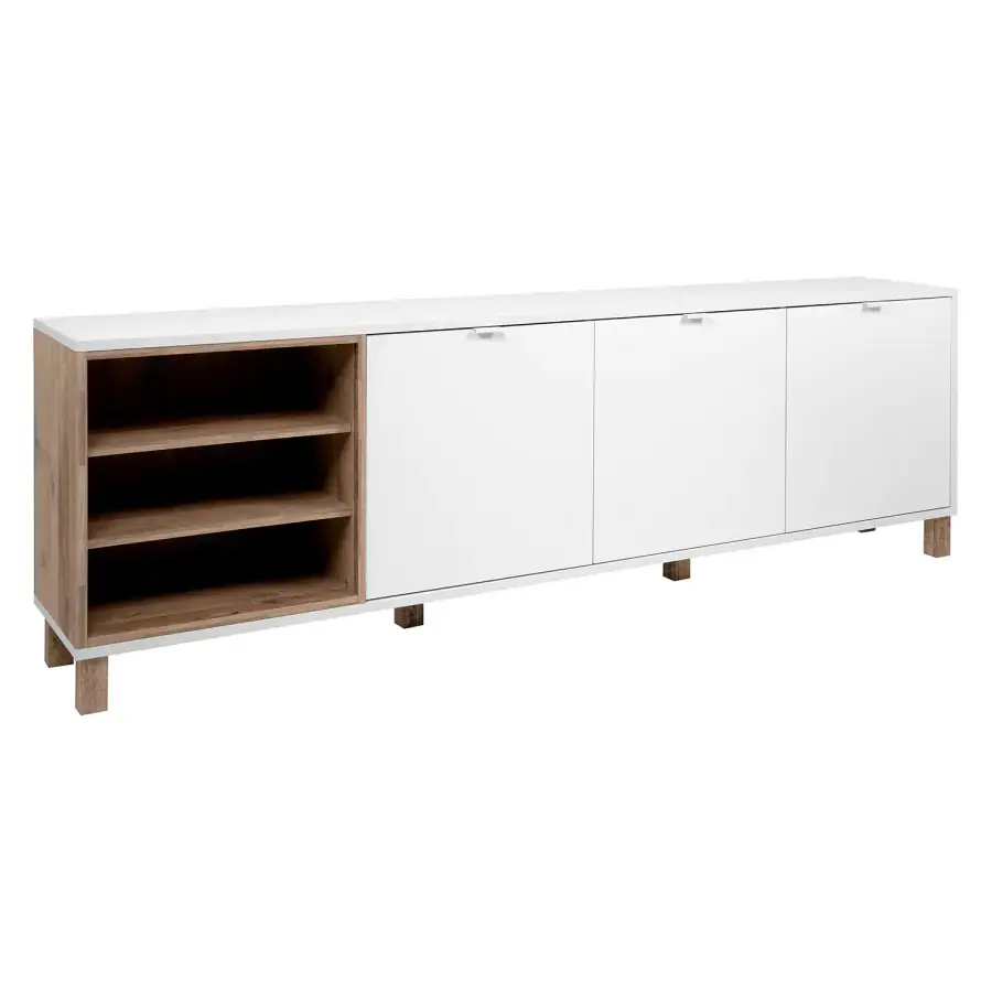 Idea Komoda MENORCA 57A světlý antik/bílá