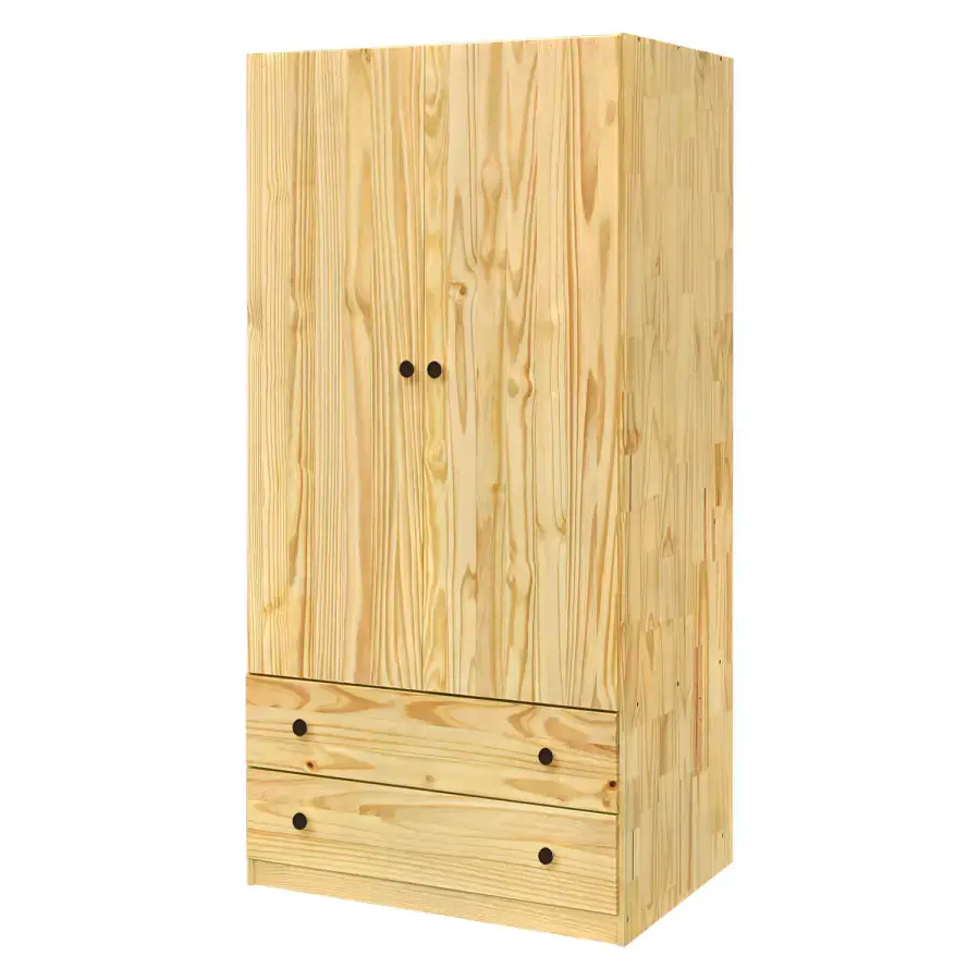Idea Skříň se 2 zásuvkami 865K lak, kovové úchytky