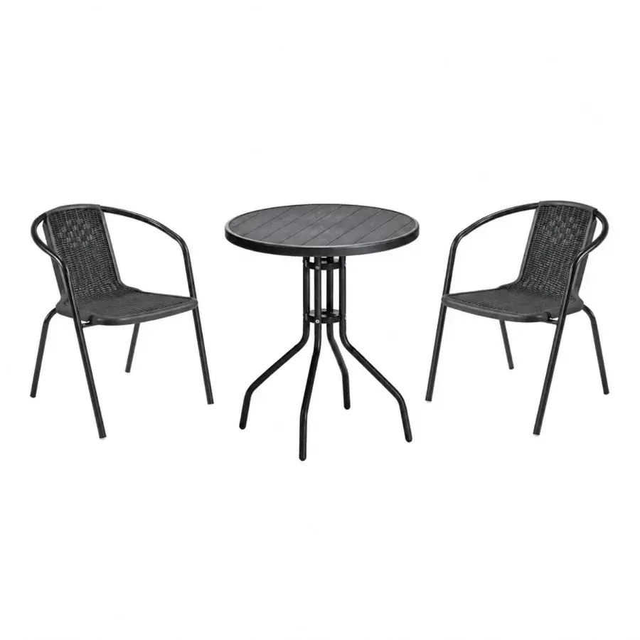 House 5 Balkonová sestava BISTRO SET - černá