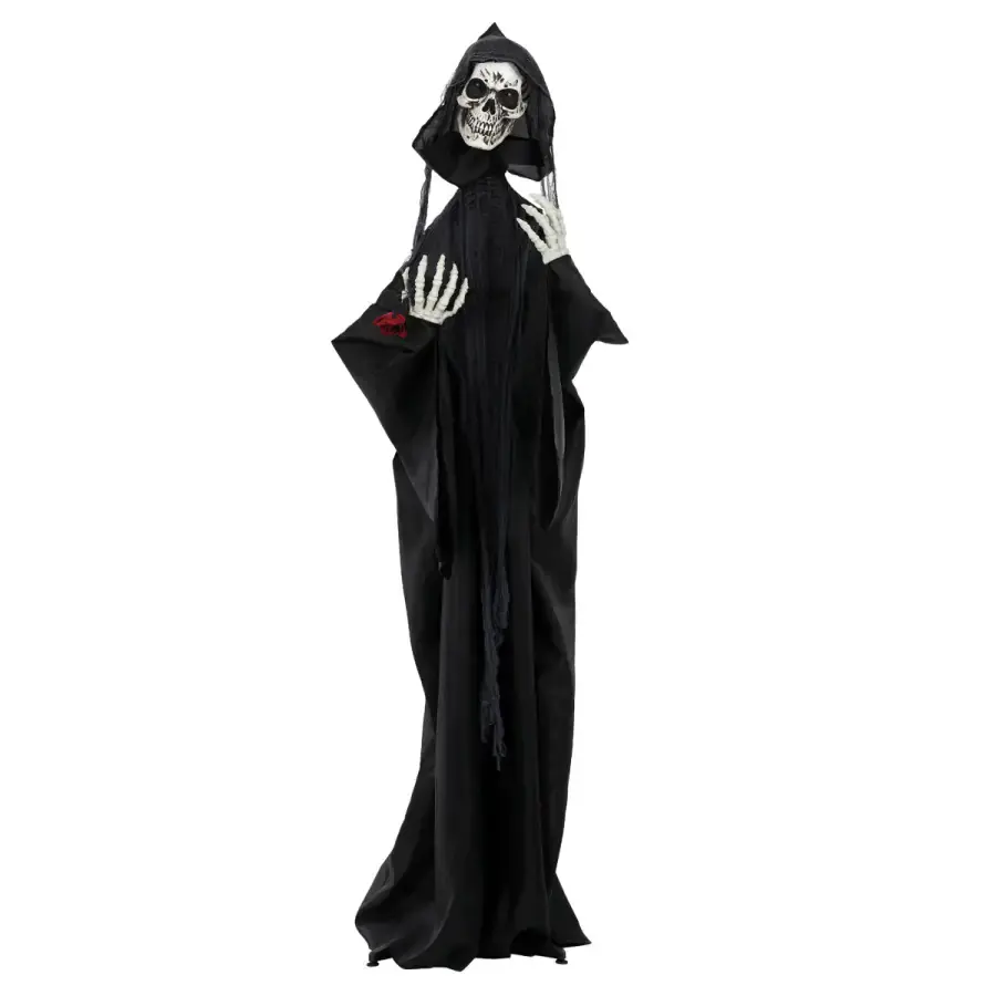 Autronic Halloweenský kostlivec HAL007 – 200 cm, LED a zvuk