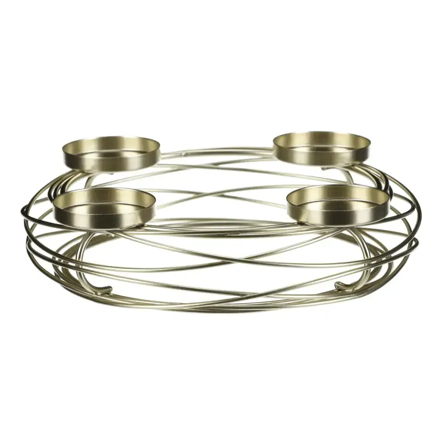 Autronic Adventní svícen JS454 GOLD - zlatá